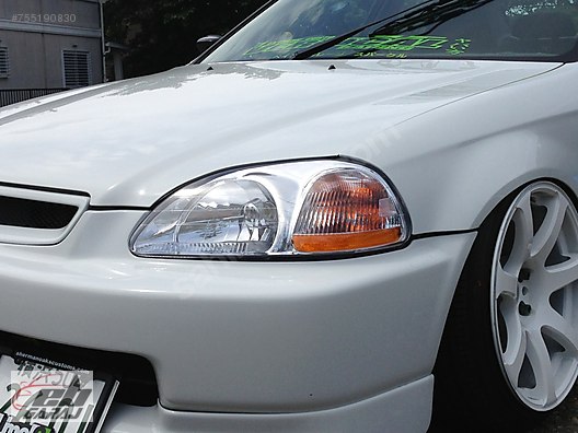 Makyajsız Honda Civic 96-99 Usdm Ön Far Takımı 